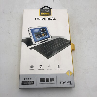 ZAGGkeys Case Universal Wireless Keyboard for iPad SamSung Smartphones Tablets