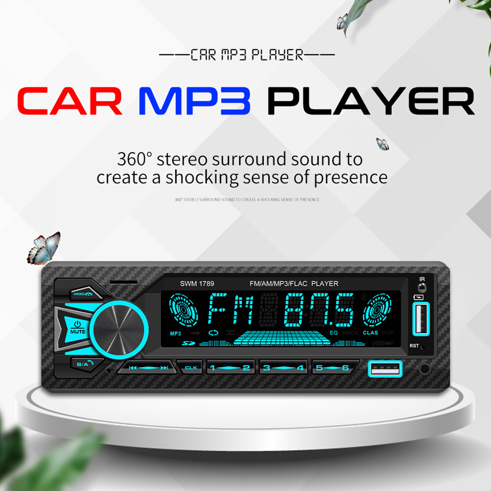 Fm Car Mp3 Player Card U Disk Car Radio With Cd Dvd