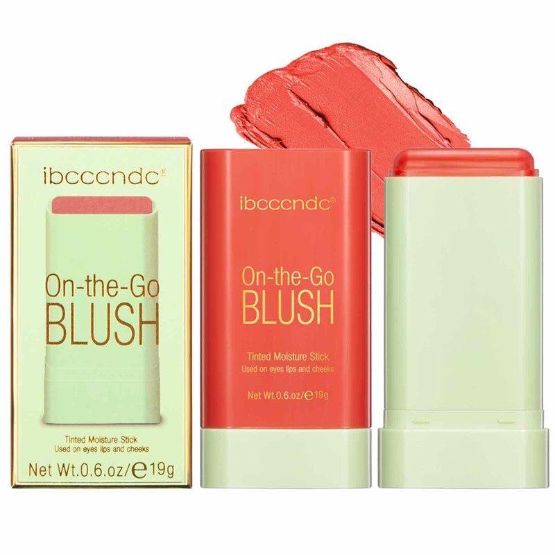 0.6oz Contour Cream Blush Stick for Cheeks Lips Highlighter Stick Face Makeup