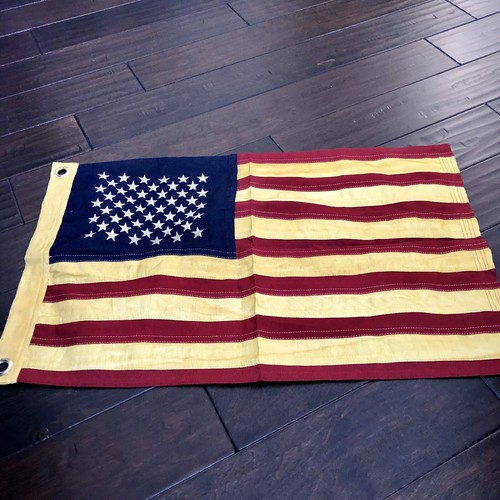 Tea Stained American Flag - 17