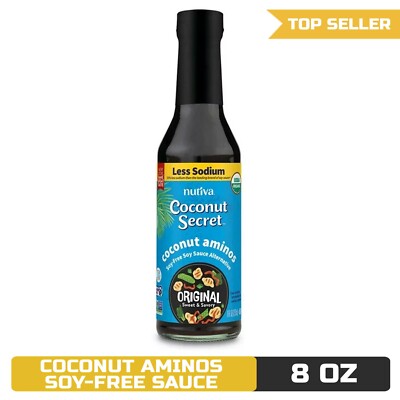 Coconut Secret Coconut Aminos Organic Soy Free Alternative Sauce, 8 oz
