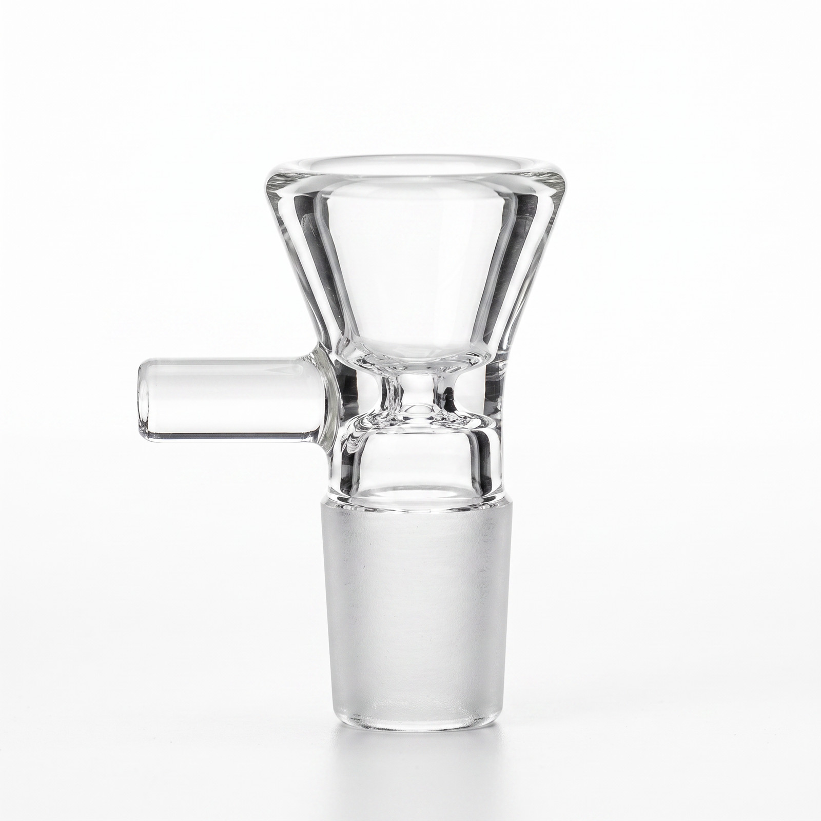 18mm Glass Funnel Bowl Slide with Built-In Glass Screen Replacement Bowl