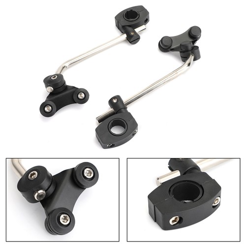Universal Windscreen Bracket 7/8" 22mm Standard Handlebar Windshield Mount Clamp