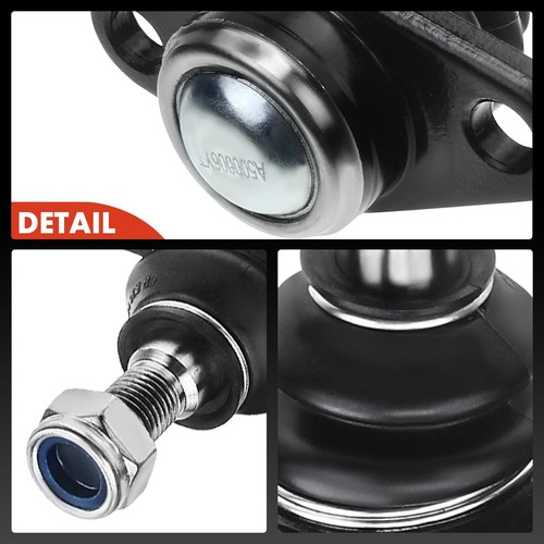 Pair of 4 Front Lower Ball Joints for Mini Cooper R52/R50/R53 2002-2008 L4 1.6L