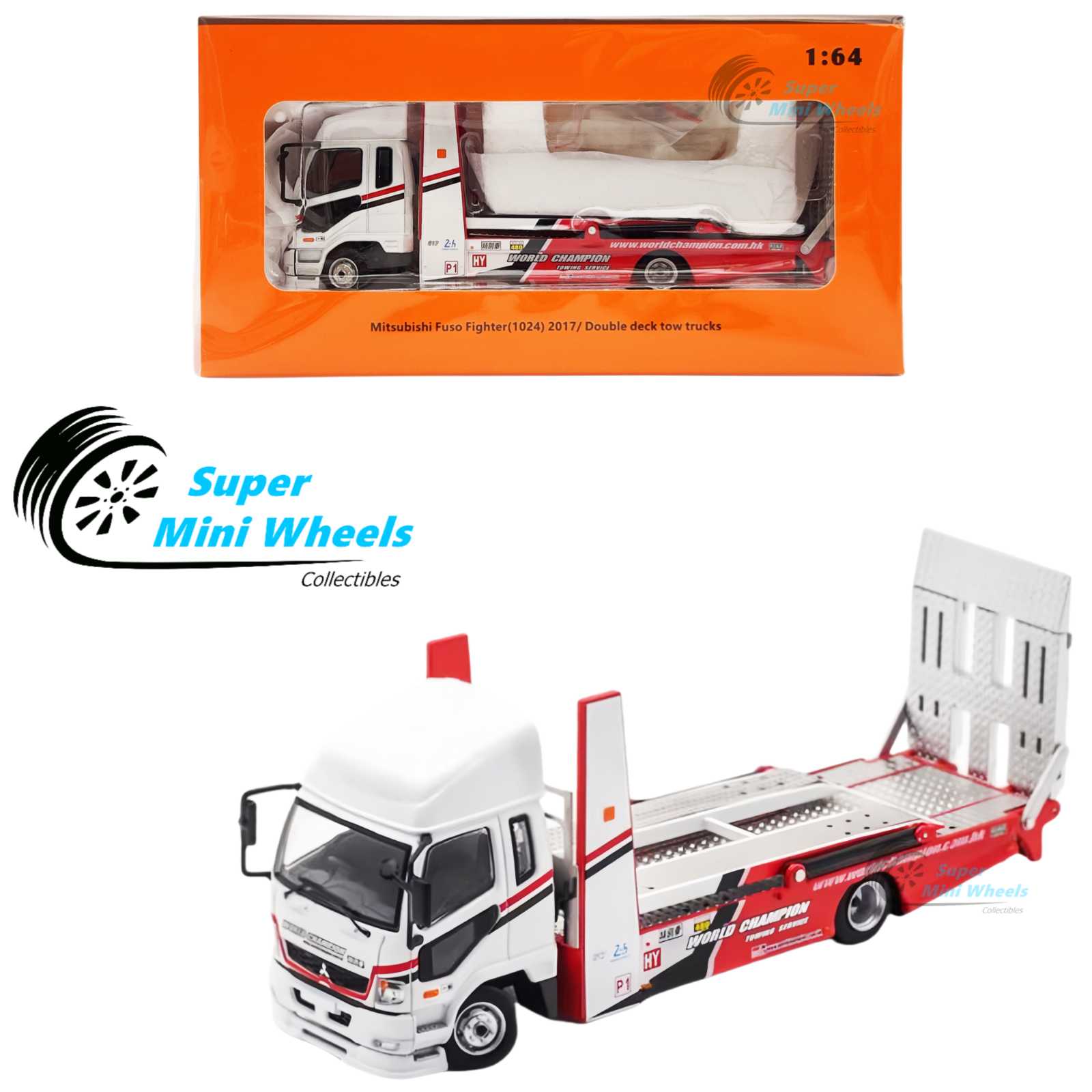 かわいい～！」 ベンツBENZ TINY 1/64 HINO キャビン トレーラー