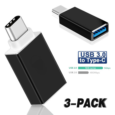 USB C Male to USB A Female, Converting Thunderbolt 3 to USB 3.1/3.0/2.0 for Mac