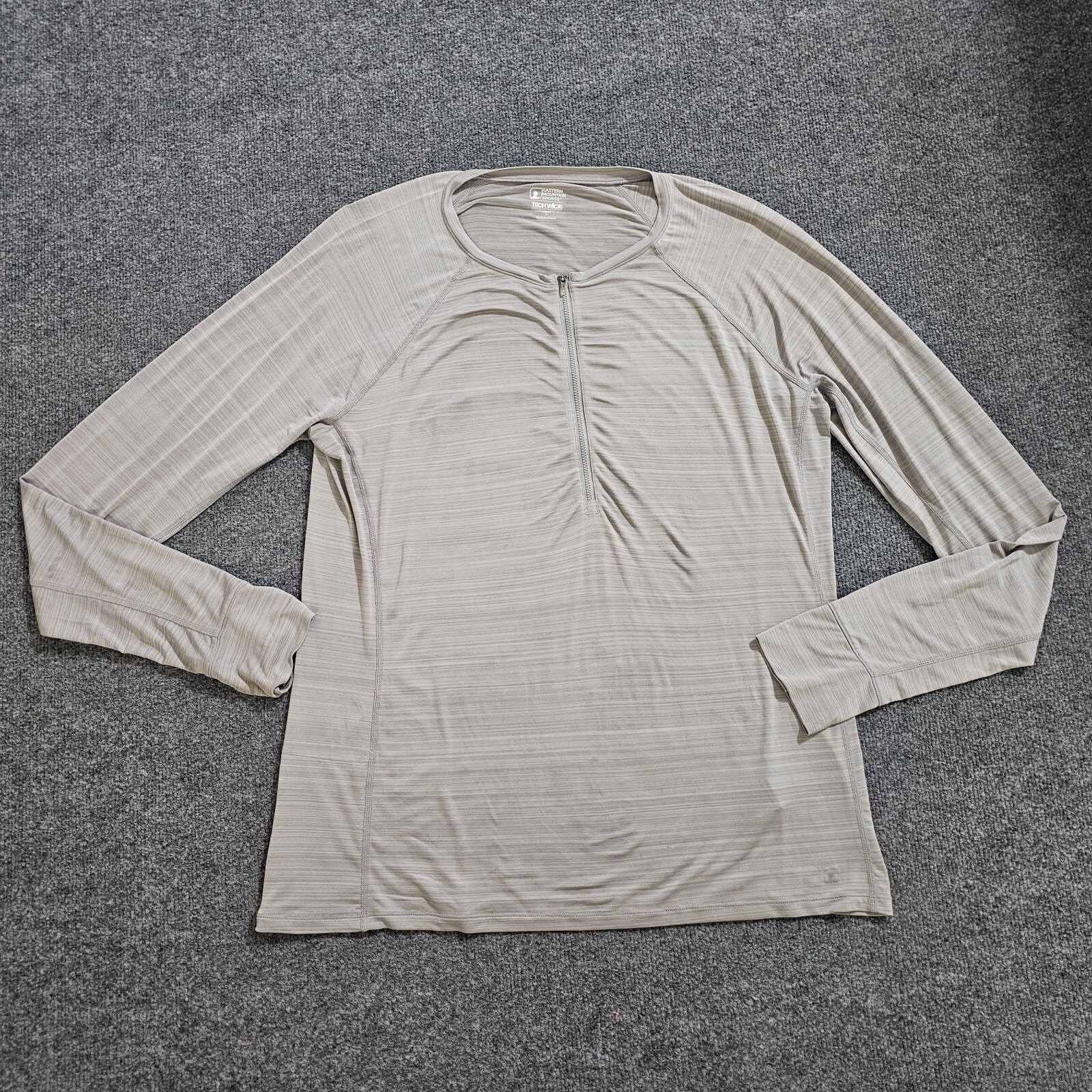 Eastern Mountain Sports Pullover Top Women XL Gray Tech Wick Eastern Mountain Sports Pullover Top Women XL Gray Tech Wick