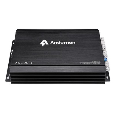 Andeman 12V 7800W Hochleistungs Autoverstärker 4-Kanal Power 360° Audio Stereo