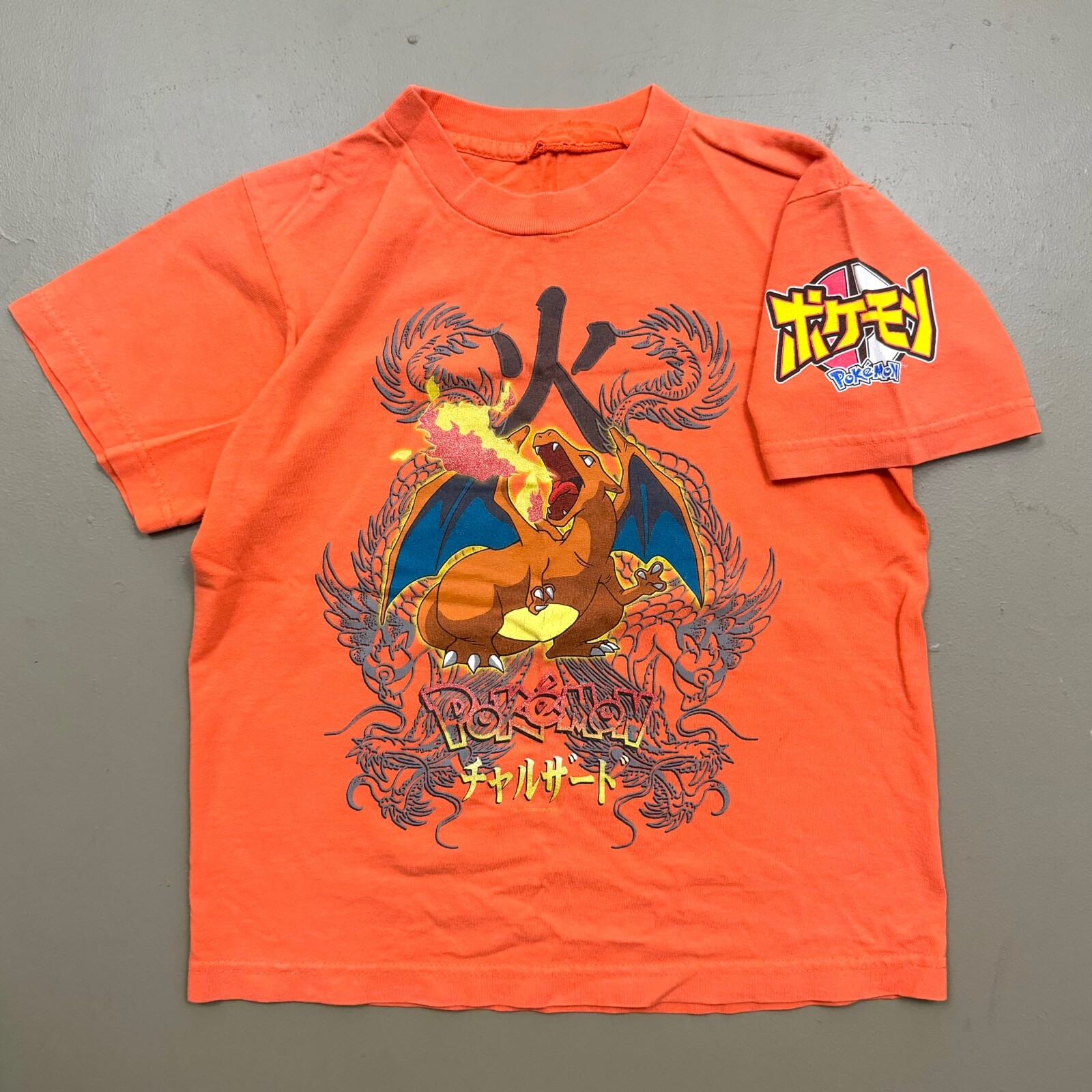 00’s Nintendo POKEMON CHARIZARD T-SHIRT VTG 00s Y2K Pokemon Charizard Nintendo T Shirt Youth Cartoon
