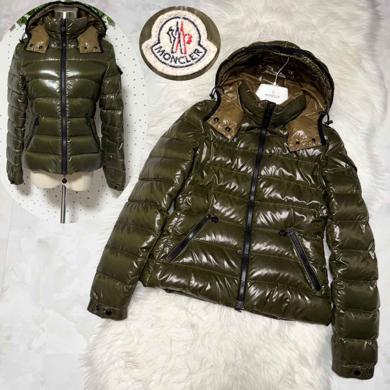 MONCLERロゴZIPPERダンコートH07－002