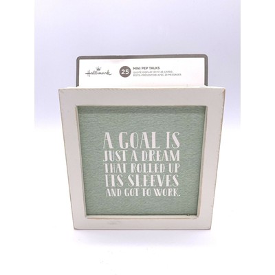 Hallmark 25 Mini Pep Talks, Bits of Wisdom Quotes Desk Display Encouragement