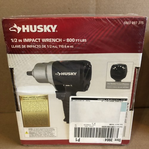 HUSKY 1/2 IMPACT MAX TORQUE WRENCH 1003097315 (NEW) Free Ship