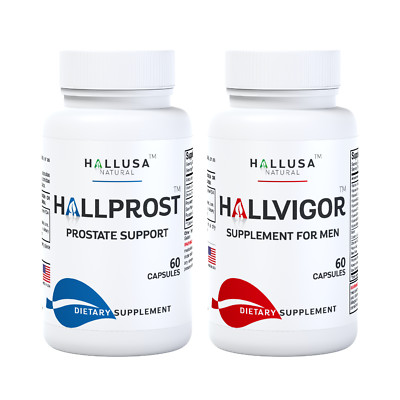 HALLPROST & HALLVIGOR - Complete Treatment for Men - Prostatic well-being 120Cap