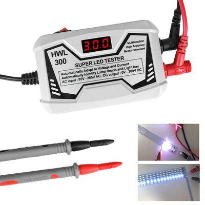 LED Lights Repair Tester Real Time Digital Display 85 265V 0 300V Adaptive
