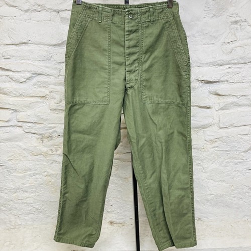 1960s vintage VIETNAM sateen OG-107 us army 29x27 military 1960s vintage VIETNAM sateen OG-107 us army 29x27 military