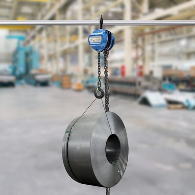 1T Chain Hoist 10FT Puller Block Fall Chain Lift Hand Tool w/ 360° Swivel Hook