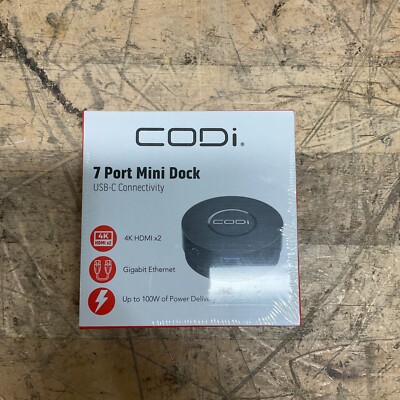 CODi 7 Port Mini Docking Station Brand New Sealed