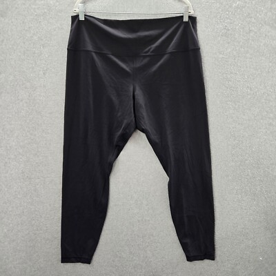 Lululemon Women Activewear Pants 20 Black Align Leggings Performance 28'' Inseam
