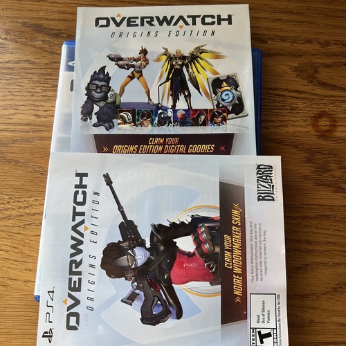 Overwatch: Origins Edition  PlayStation 4 PS4 With Noire Widowmaker Skin Code