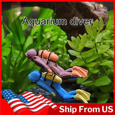 Aquarium Accessories Simulated Diver Fish Tank Landscaping Decoration Toy