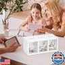 Wooden Piggy Bank for Kids, Money Saving Box for Adults, Kids Banks for Bills and Coins, Boys and Girls Piggy Bank, Visualized Saving Box Boalord for Bedroom, Living Room, Laundry Room, Countertop