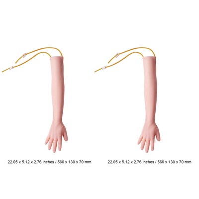 VEVOR IV Practice Kit Phlebotomy Venipuncture Practice Arm for Students Nurses