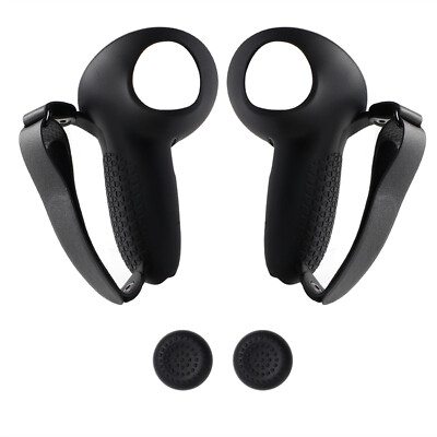 For Meta Quest 3 VR Headset Controller Sleeve Silicone Handle Grip Cover w/Strap