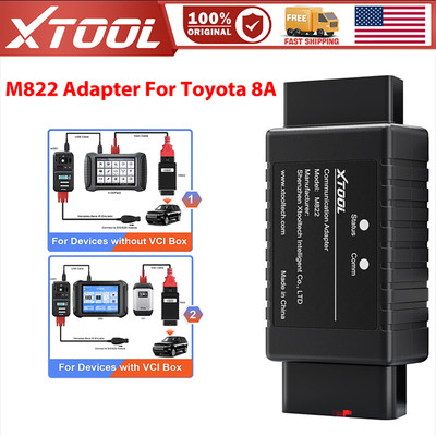 XTOOL M822 Adapter For Toyota 8A K!ey Programming Work With KC501/KC100/KS-1