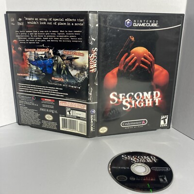 Second Sight Nintendo GameCube Complete Tested Working Codemasters