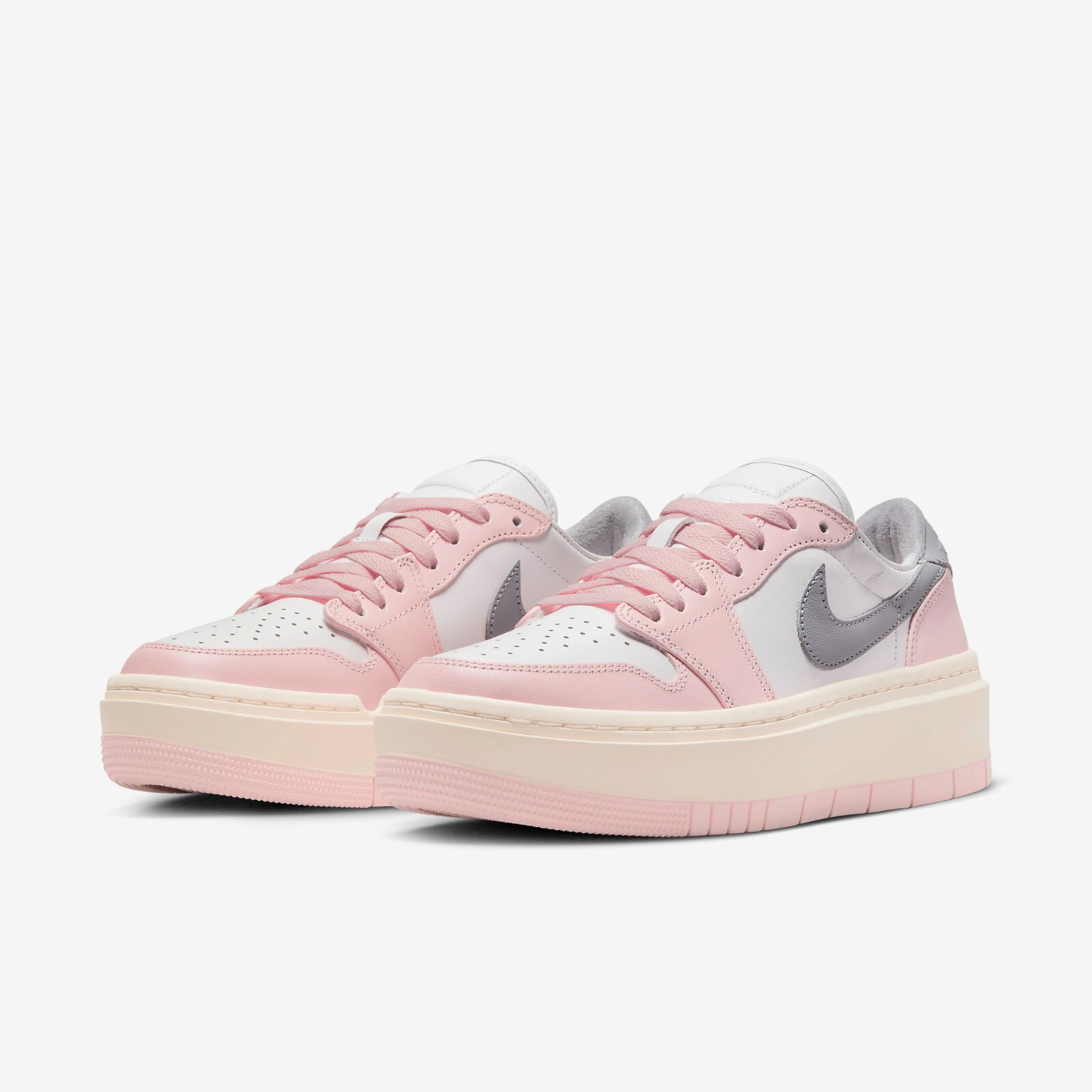 Pre-owned Jordan Nike Air  1 Elevate Low Atmosphere Dh7004-600 [women Sz] In White