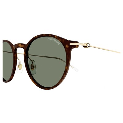 MONTBLANC MONT BLANC MB0097S-007 HAVANA SUNGLASSES