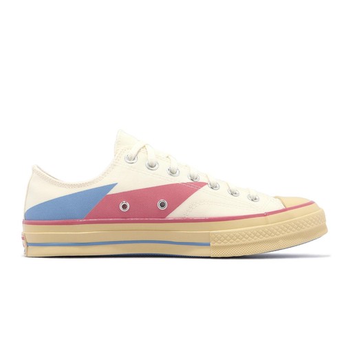 

Converse Chuck 70 Low Beige Pink Blue Мужская повседневная обувь унисекс LifeStyle A07150C, Бежевый, Chuck 70 Low