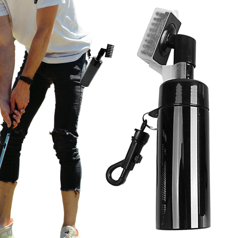 Club Cleaner Brush Leakproof Cleaning Spray With Handle Golf