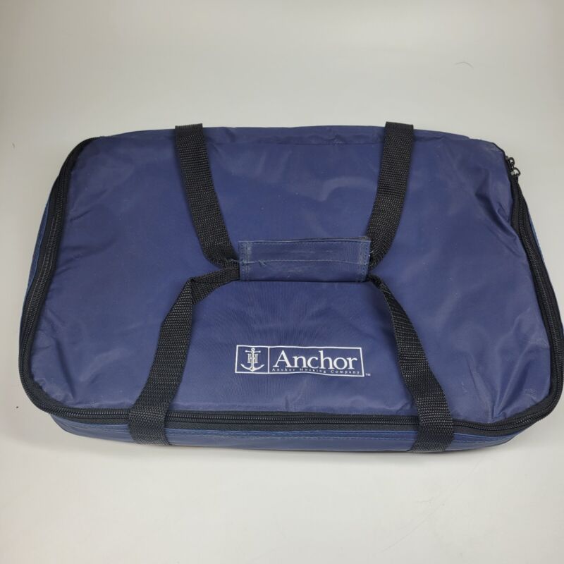 Anchor Hocking Casserole Dish Insulated Travel Tote Bag Blue For 12x17 Tote Only
