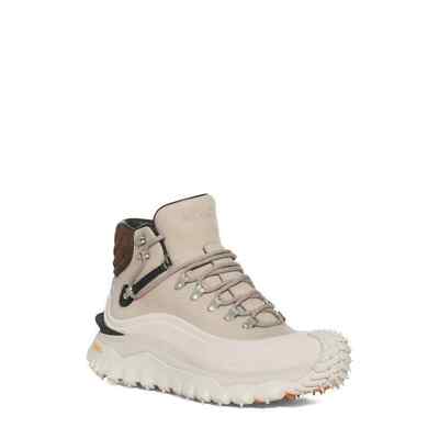 

Moncler Мужские высокие походные кроссовки Trailgrip WP из кожи песочного цвета  евро США 10, Бежевый