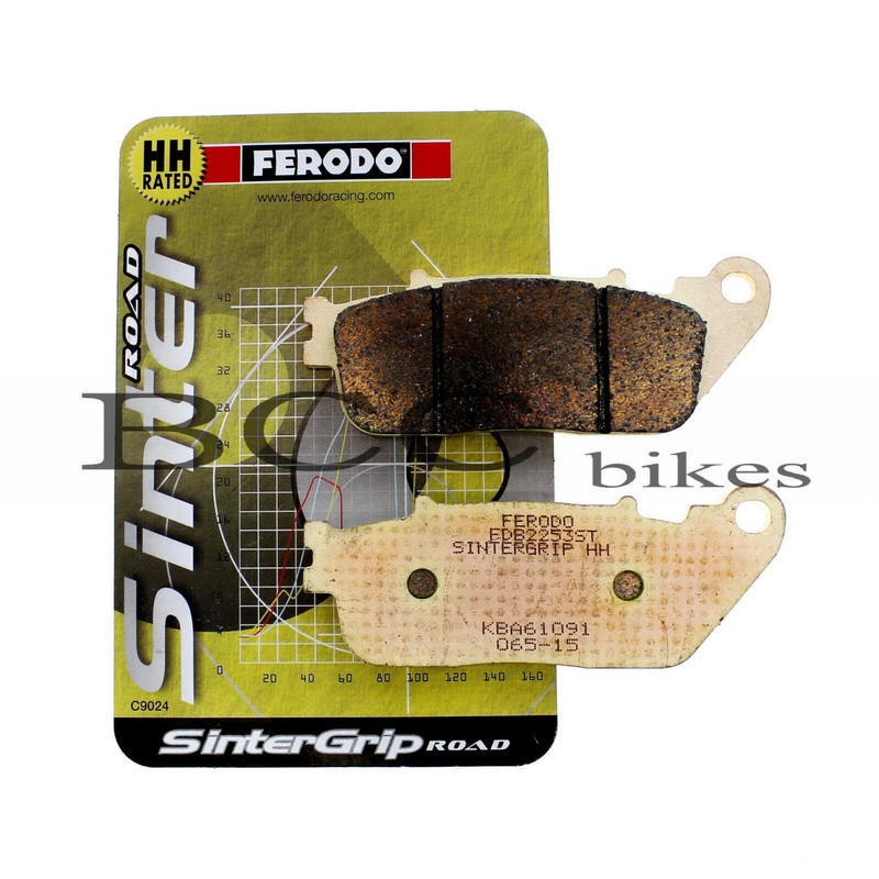 Ferodo BremsbelÃ¤Ge Hinten Honda Vfr 1200 F Vfr1200f Sc63 2010-2016 (882042416)