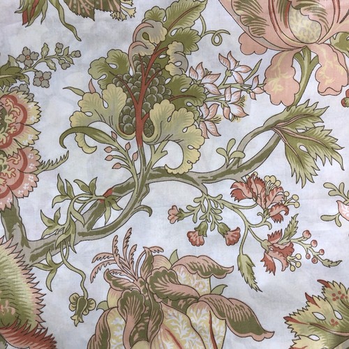 Vintage Waverly Talbot Greenfield Village Collection Fabric Floral Henry Ford 6Y