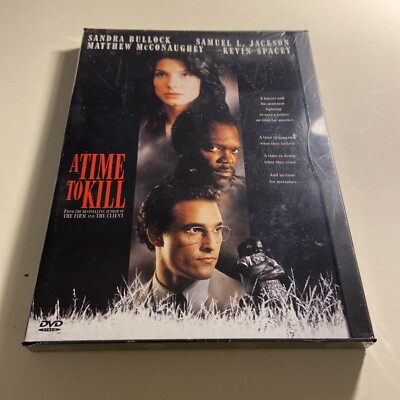 A Time to Kill (DVD WS 1997 Snap Case) Bullock, McConaughey, Jackson New Sealed