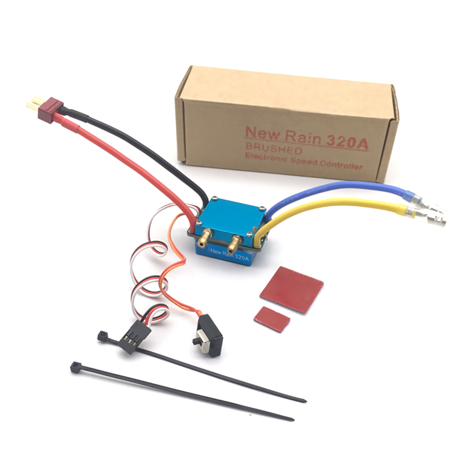 320A Water-cooled Dual Mode Waterproof Brushed ESC Kit For RC Boat/Car