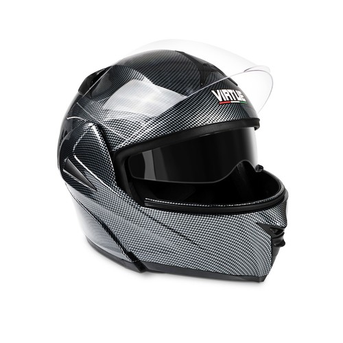 DOT Flip up Modular Dual Visors Full Face Motorcycle Helmet Men Women Motorbike