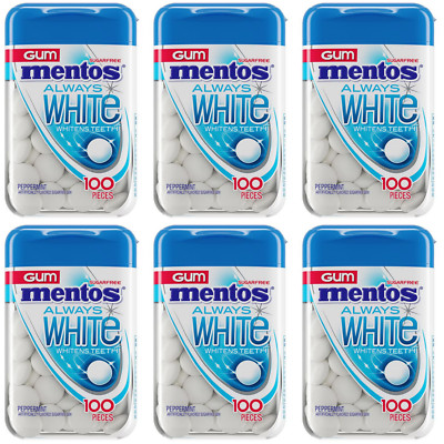 Mentos Hard Mint or Gum, Your Pick (Pack of 6 Bottles)