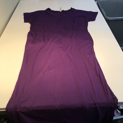 Magic Fit Women's Call It Comfort Tee Dress Purple L
