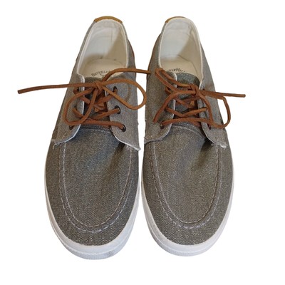 Men's Beverly Hills Polo Club Boat Dock Shoes Grey Size 14 EUC BP7109 Sneakers