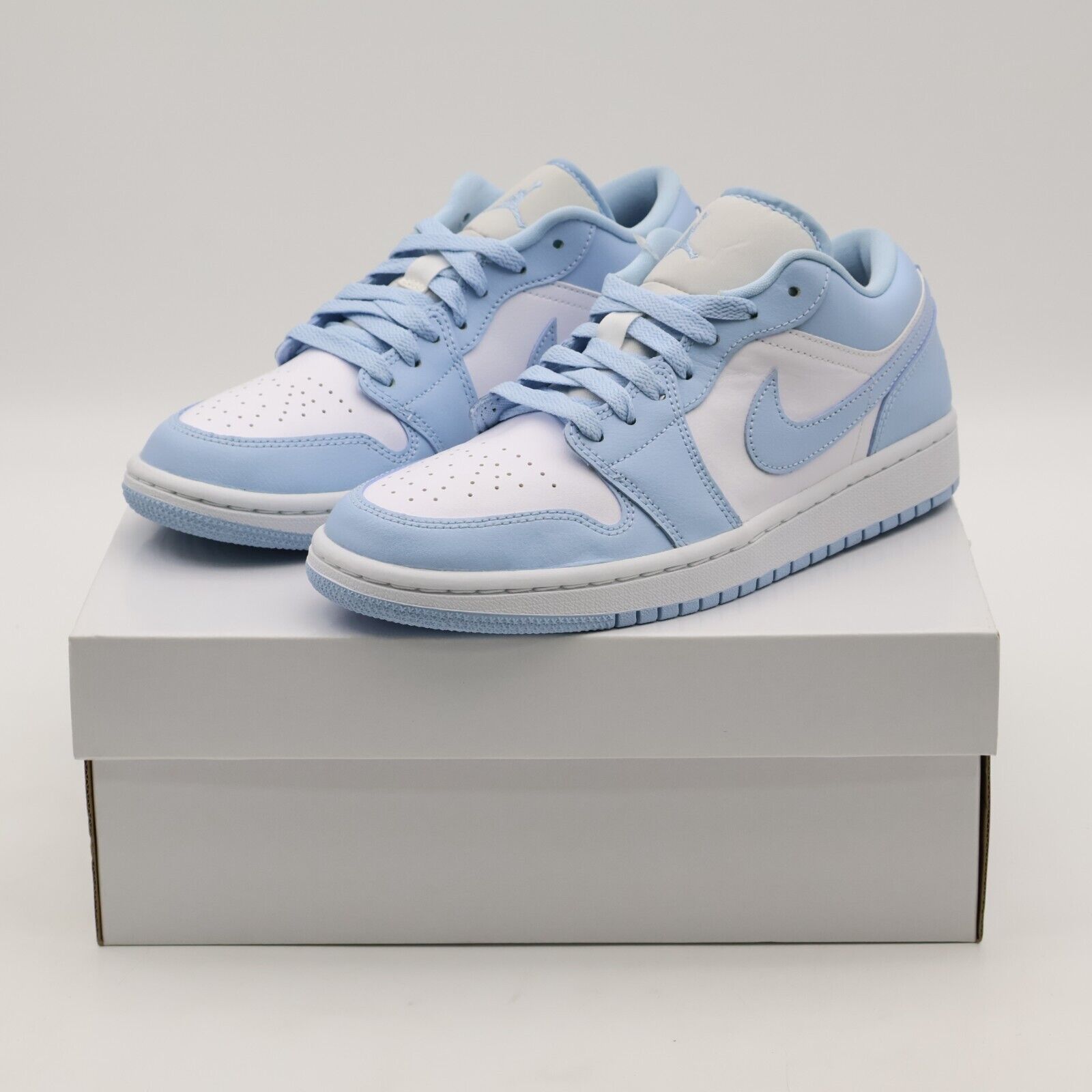 DC0774-141 Nike Jordan 1 Low Aluminum Ice Blue White Sky DC0774-141 Nike Jordan 1 Low Aluminum Ice Blue White Sky