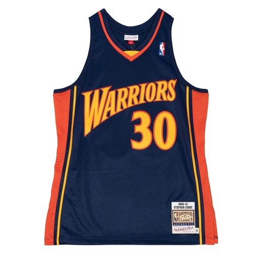 

MITCHELL - NESS NBA AUTHENTIC ROAD JERSEY GOLDEN STATE WARRIORS 09 СТИВ КАРРИ, Navy