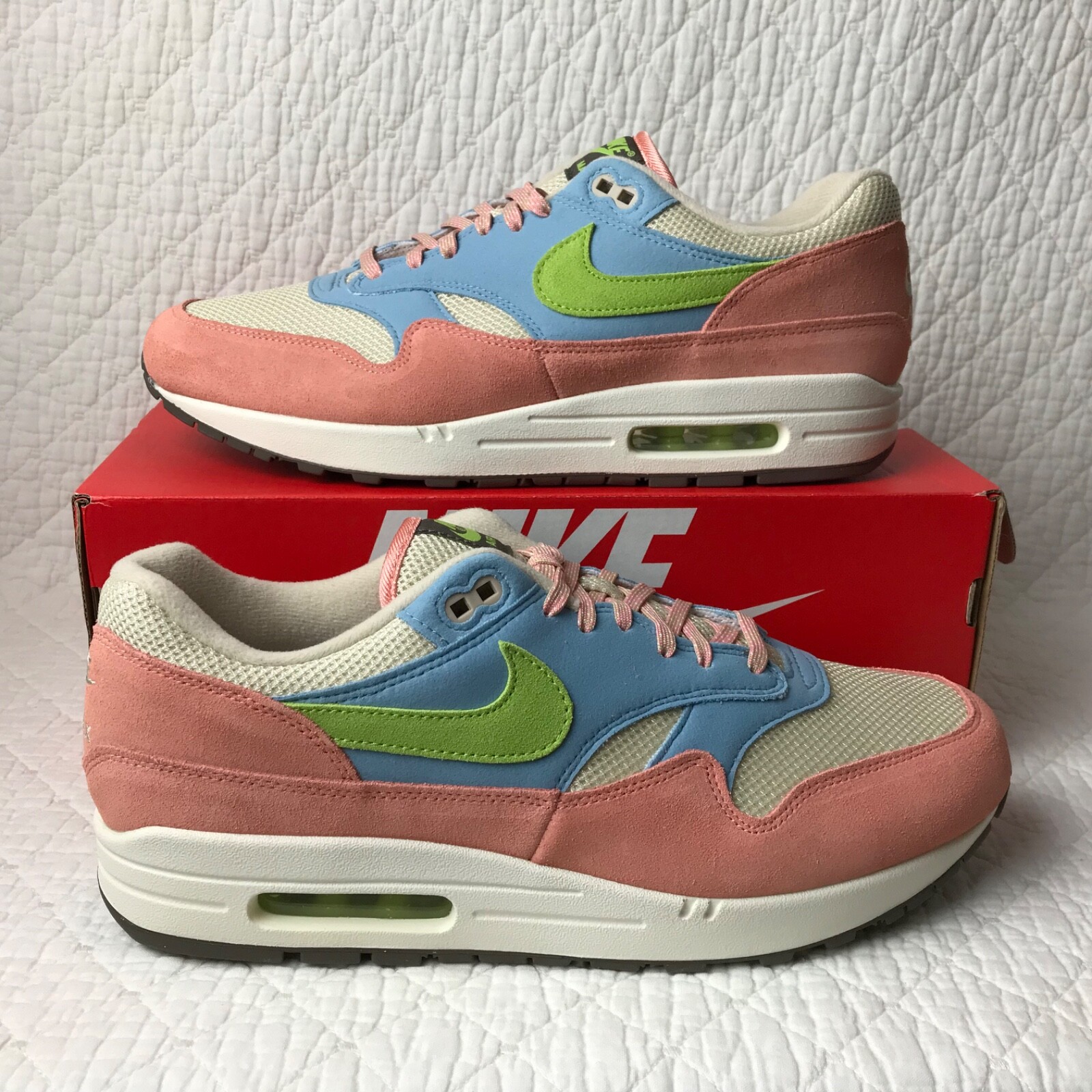 中古NIKE AIR MAX1 SE REFLECTIVE US11 29cm Nike Air Max 1 Shoes Men's SZ 11.5 Light Madder Root DV3196