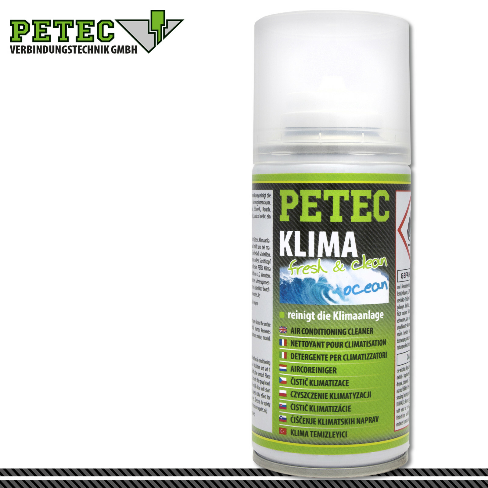 Petec 150ml Klima fresh & clean Ocean Duft Meer Auto Innenraum LKW Caravan 