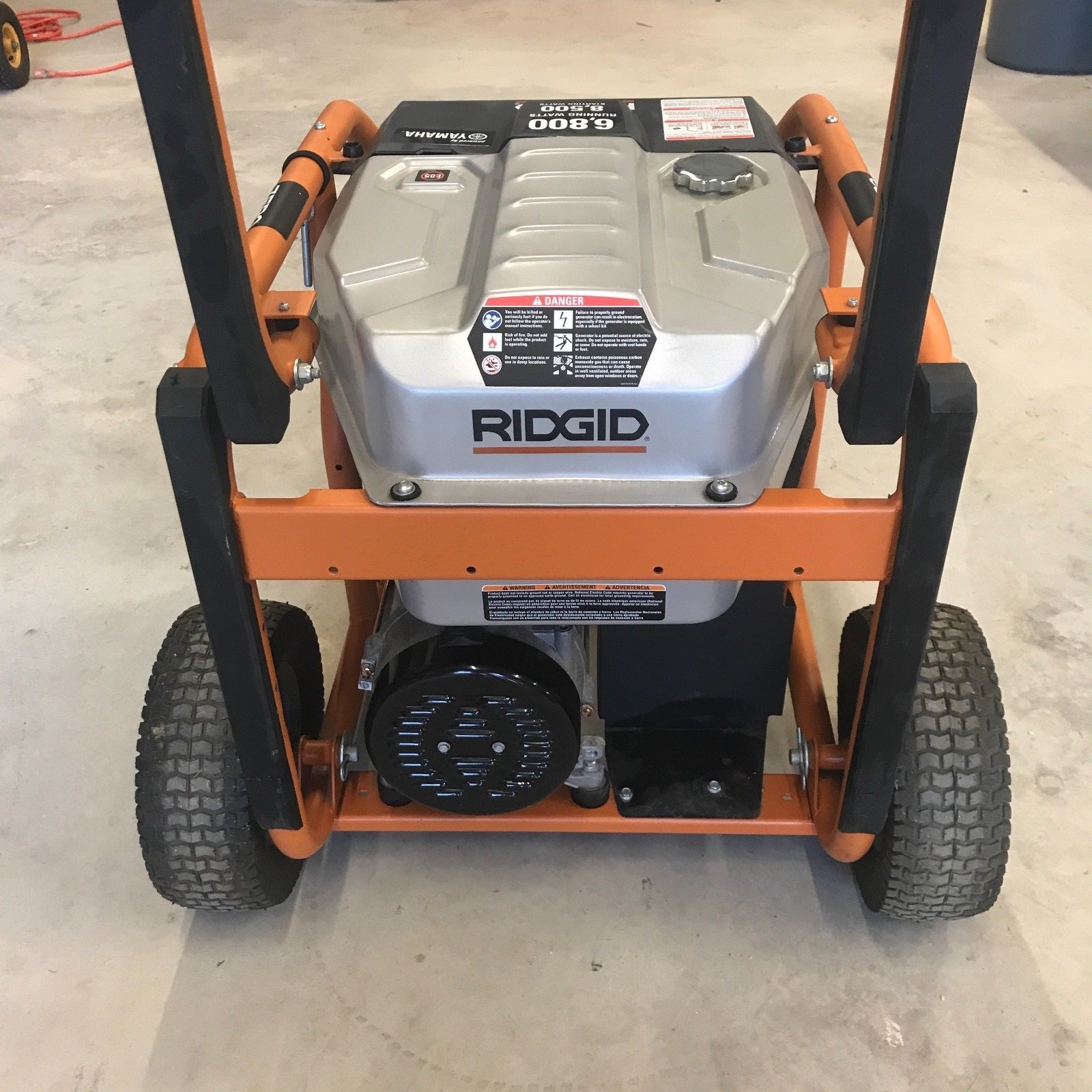 Ridgid Portable generator 6,800 watts never used Gensmart