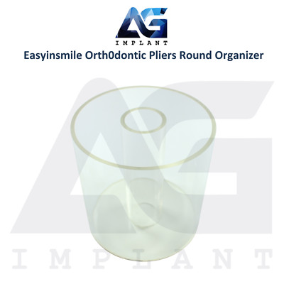 Dental Orthodontic Round Pliers Organizer Clear Acrylic Compact Storage Solution