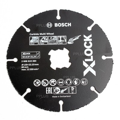 Bosch Carbide Multi Wheel Cutting Grinder Disc 125mm (5'') 125×22.23mm 1PCS